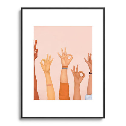 OK Framed Art Print Gallery Image 84