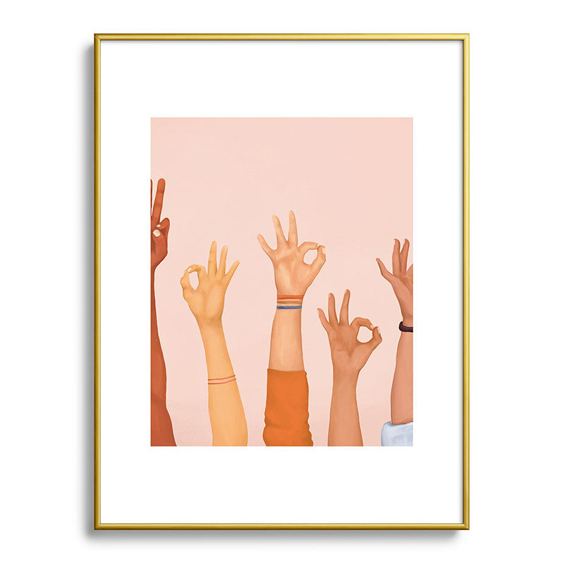 OK Framed Art Print Gallery Image 91