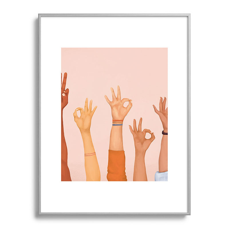 OK Framed Art Print Gallery Image 98