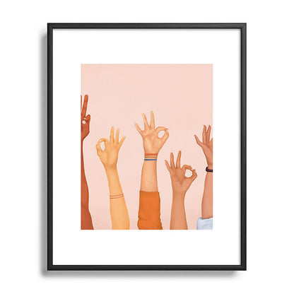 OK Framed Art Print Gallery Image 82