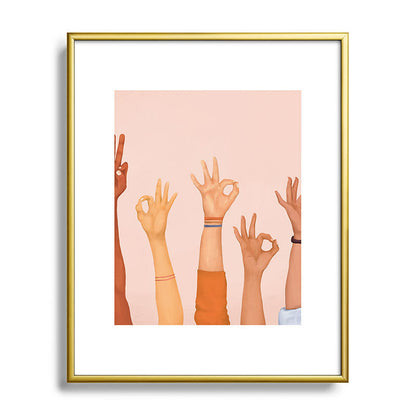 OK Framed Art Print Gallery Image 88