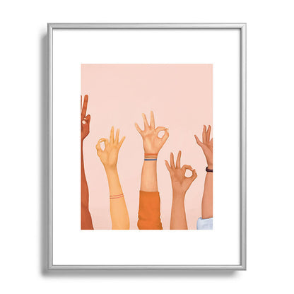 OK Framed Art Print Gallery Image 96