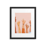 OK Framed Art Print Gallery Image 1