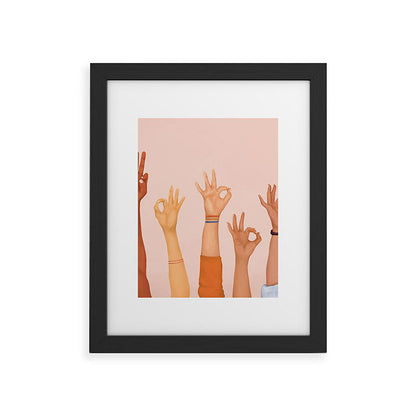 OK Framed Art Print Gallery Image 32
