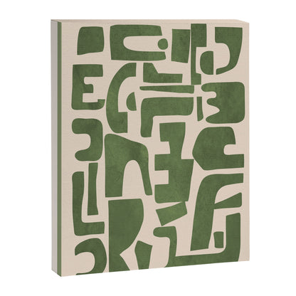 Organic Contemporary Modern Shapes 03 Canvas Print Gallery Image 5