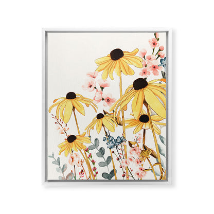Summer Flowers Framed Canvas Print Gallery Image 28