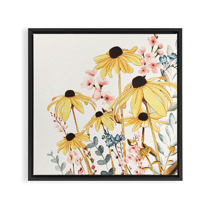 Summer Flowers Framed Canvas Print Gallery Image 9
