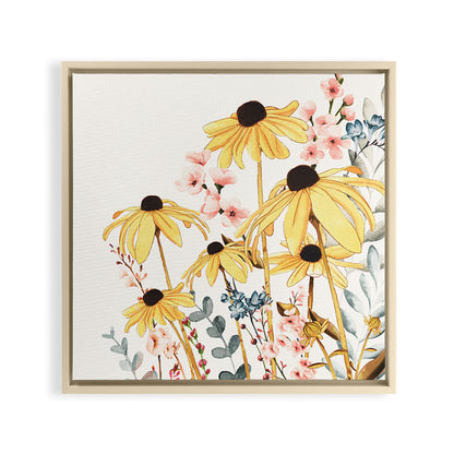 Summer Flowers Framed Canvas Print Gallery Image 20