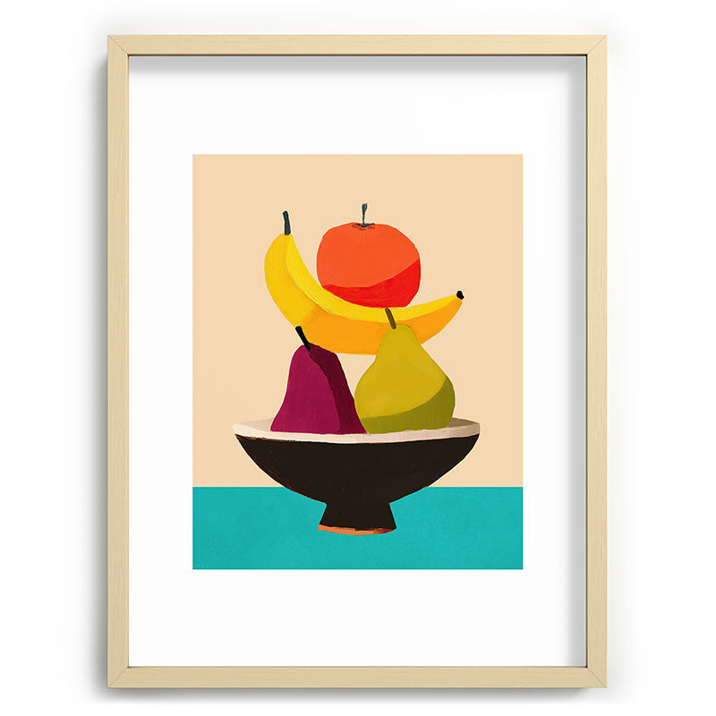 Summer Fruit Bowl Framed Art Print Gallery Image 72