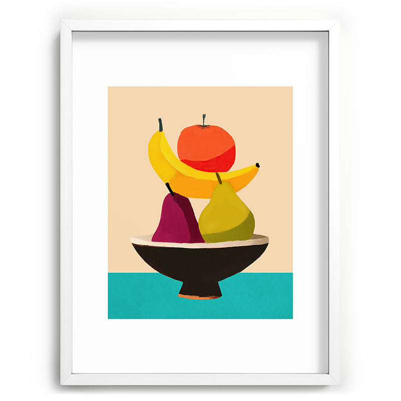 Summer Fruit Bowl Framed Art Print Gallery Image 78