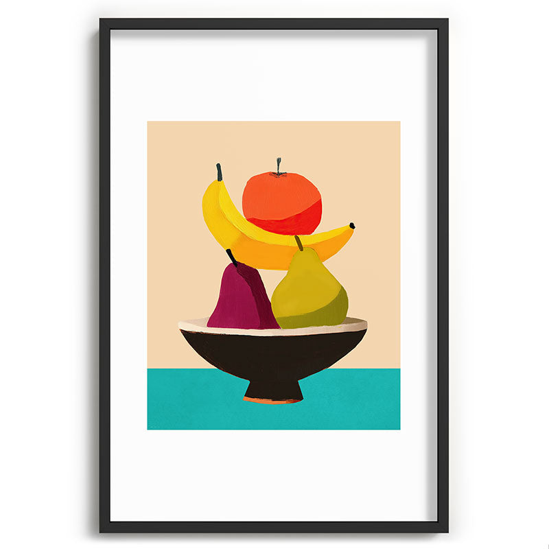 Summer Fruit Bowl Framed Art Print Gallery Image 62