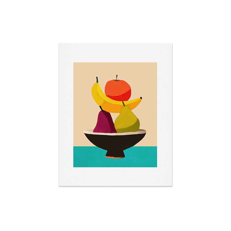 Summer Fruit Bowl Art Print Gallery Image 4