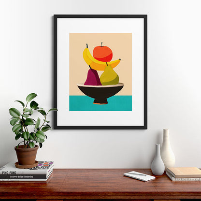 Summer Fruit Bowl Framed Art Print Gallery Image 35