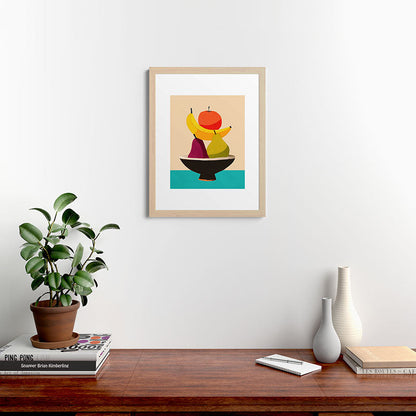 Summer Fruit Bowl Framed Art Print Gallery Image 47