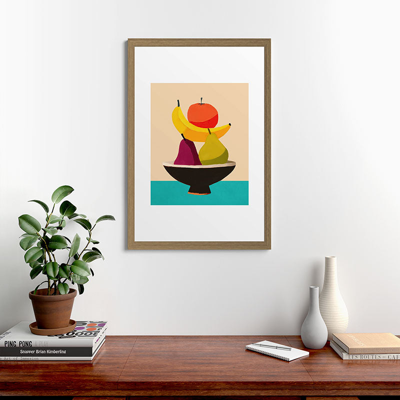 Summer Fruit Bowl Framed Art Print Gallery Image 41