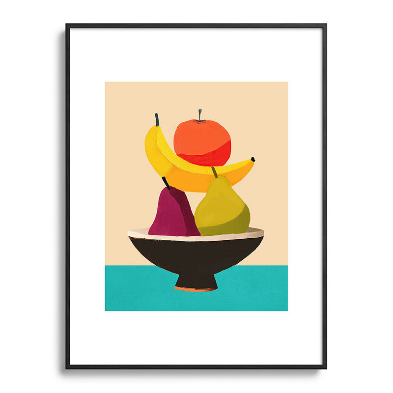 Summer Fruit Bowl Framed Art Print Gallery Image 84