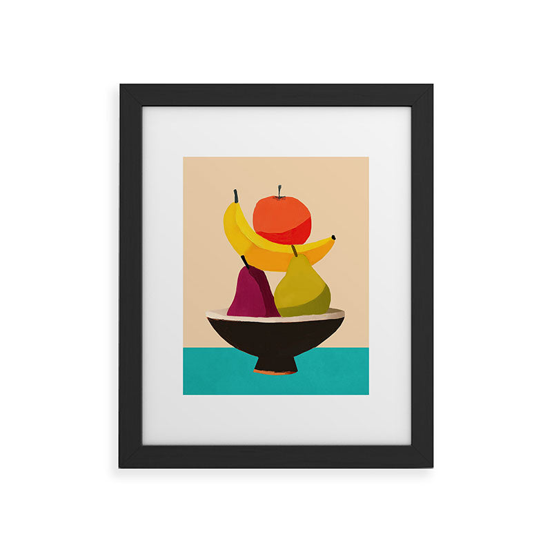 Summer Fruit Bowl Framed Art Print Gallery Image 29