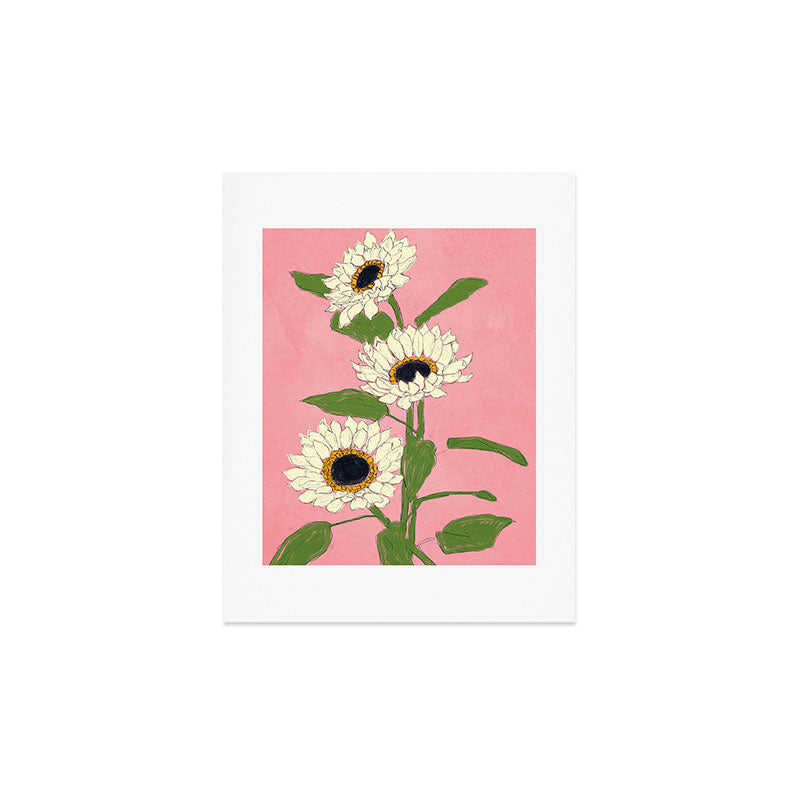 Sunflower Pink Sami Art Print Gallery Image 3