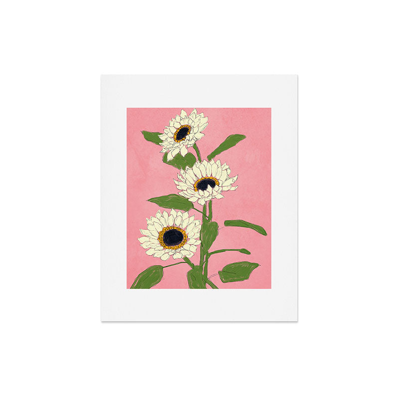Sunflower Pink Sami Art Print Gallery Image 4