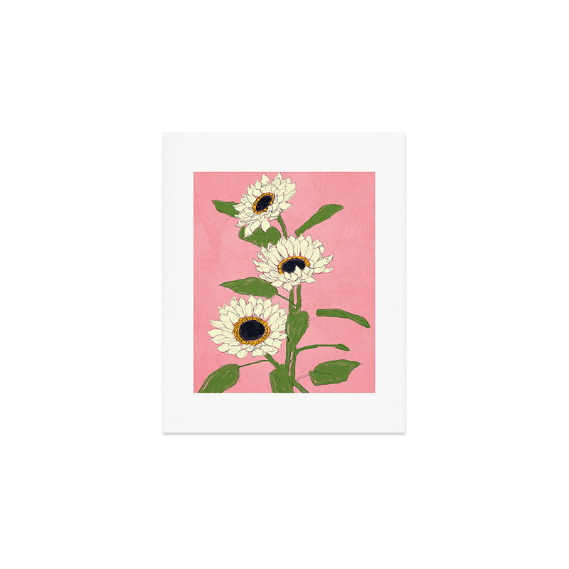 Sunflower Pink Sami Art Print Gallery Image 1