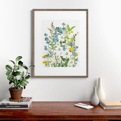 Wildflowers VI Framed Art Print Gallery Image 14