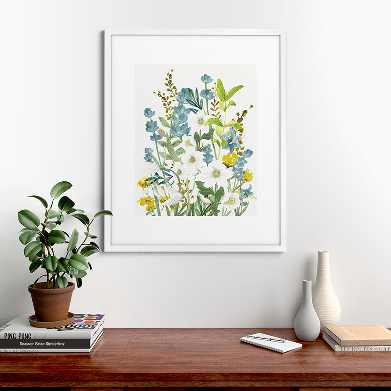 Wildflowers VI Framed Art Print Gallery Image 56