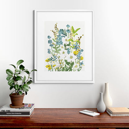 Wildflowers VI Framed Art Print Gallery Image 56