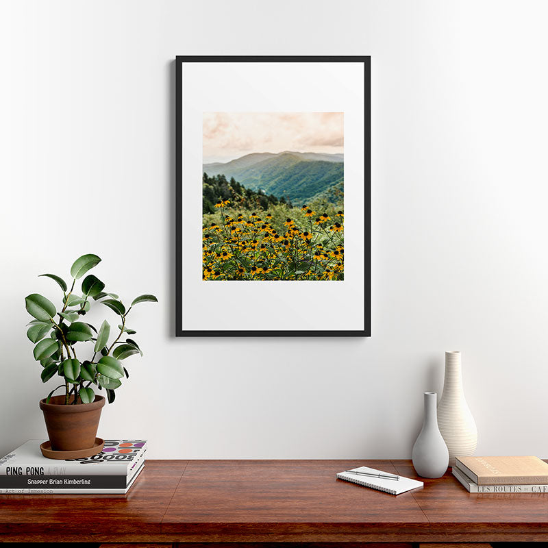 Smoky Mountains Wildflower Nature Photography Framed Art Print Gallery Image 6