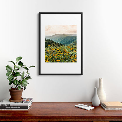 Smoky Mountains Wildflower Nature Photography Framed Art Print Gallery Image 6
