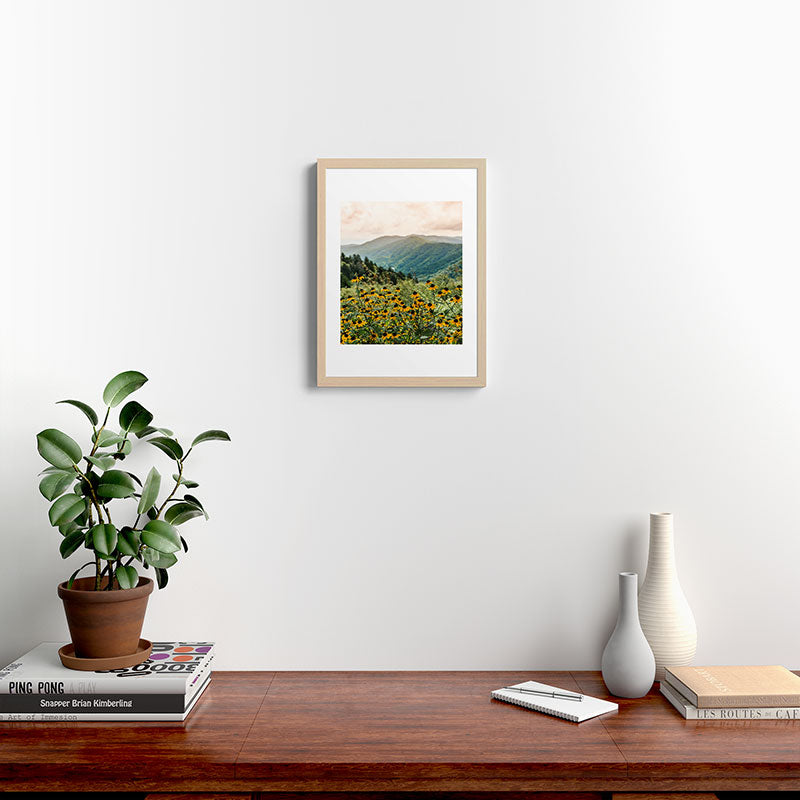 Smoky Mountains Wildflower Nature Photography Framed Art Print Gallery Image 17