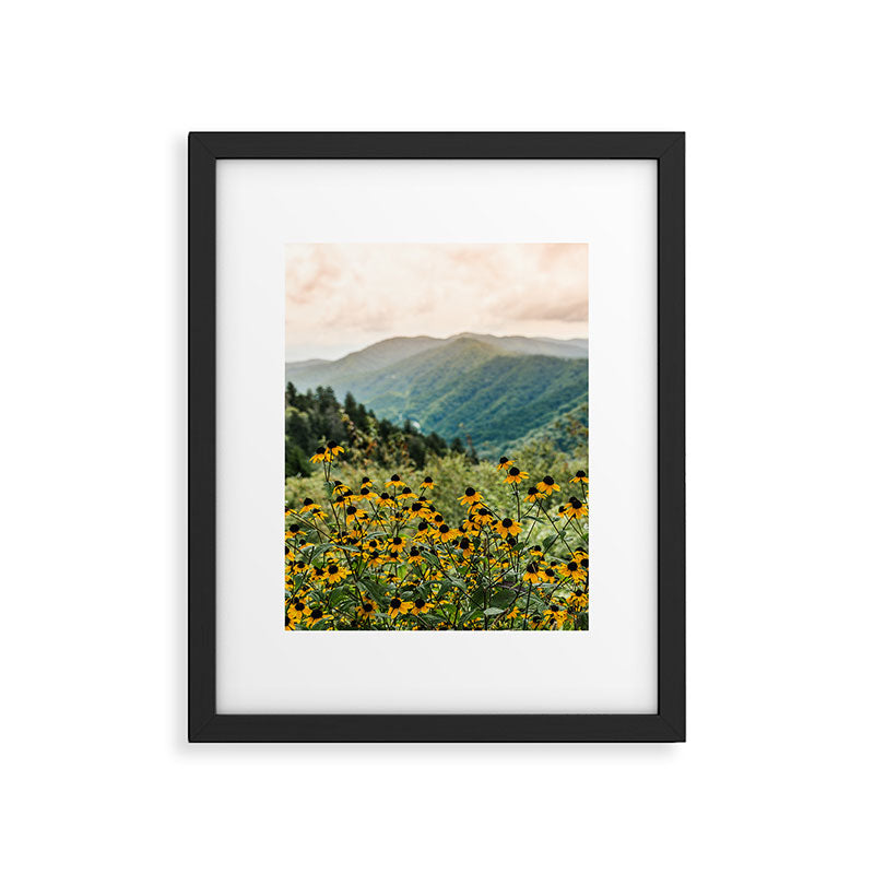 Smoky Mountains Wildflower Nature Photography Framed Art Print Gallery Image 4