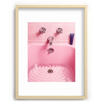 Pink Bathtub Framed Art Print Gallery Image 72