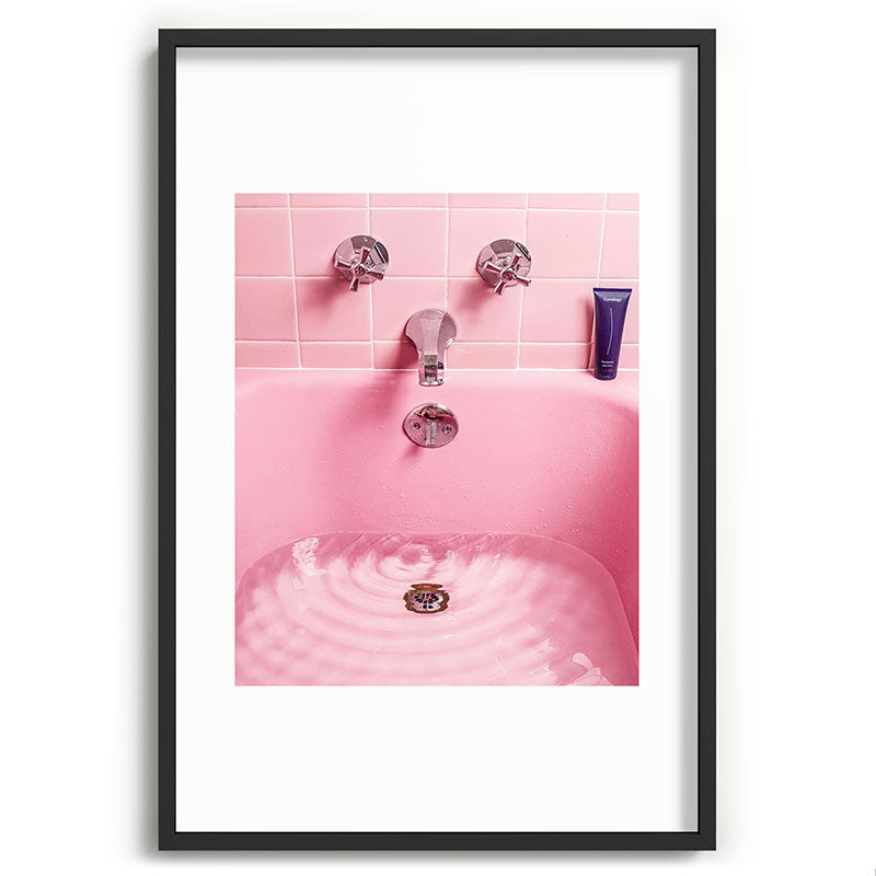 Pink Bathtub Framed Art Print Gallery Image 62