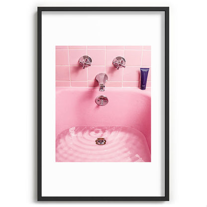 Pink Bathtub Framed Art Print Gallery Image 62
