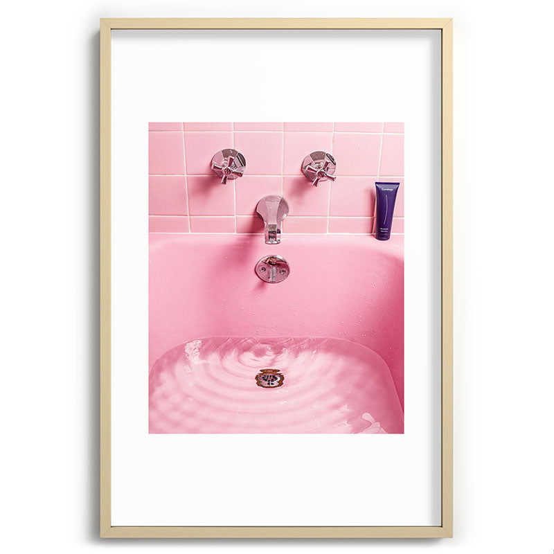 Pink Bathtub Framed Art Print Gallery Image 74