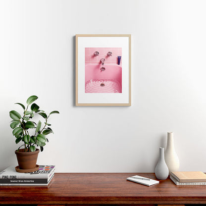 Pink Bathtub Framed Art Print Gallery Image 19