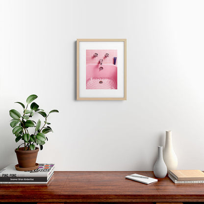 Pink Bathtub Framed Art Print Gallery Image 18