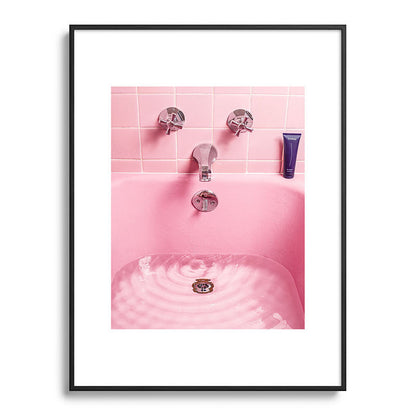 Pink Bathtub Framed Art Print Gallery Image 84