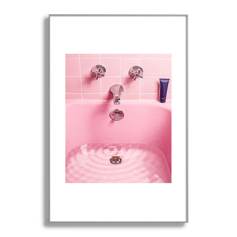 Pink Bathtub Framed Art Print Gallery Image 100