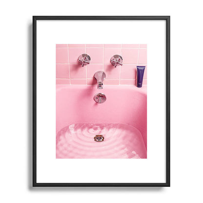 Pink Bathtub Framed Art Print Gallery Image 82