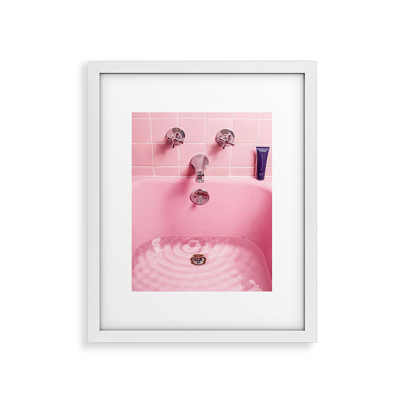 Pink Bathtub Framed Art Print Gallery Image 22