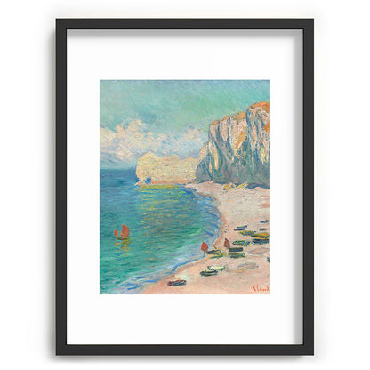 Claude Monet beach Framed Art Print Gallery Image 84