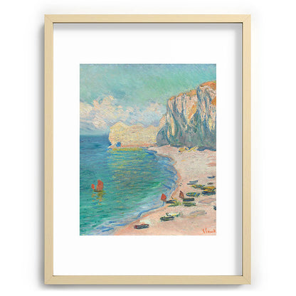 Claude Monet beach Framed Art Print Gallery Image 99