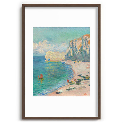 Claude Monet beach Framed Art Print Gallery Image 94