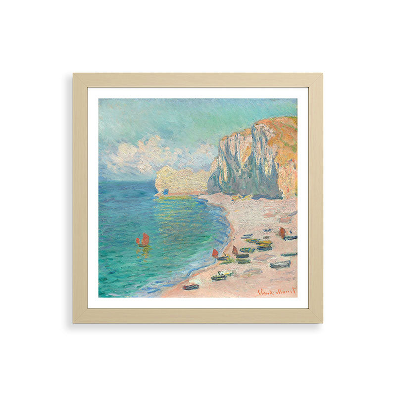 Claude Monet beach Framed Art Print Gallery Image 71