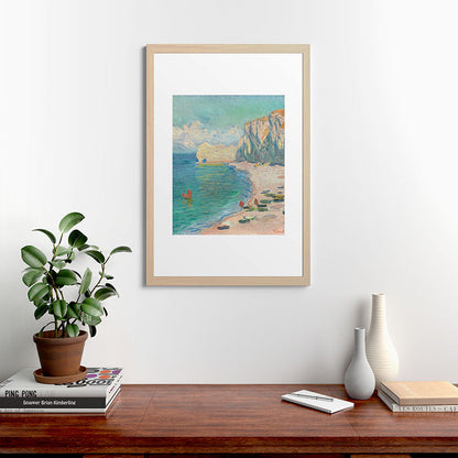 Claude Monet beach Framed Art Print Gallery Image 65