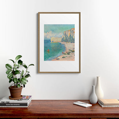 Claude Monet beach Framed Art Print Gallery Image 18