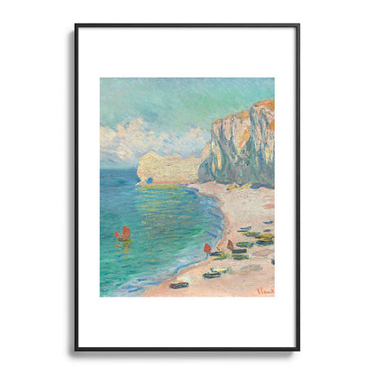 Claude Monet beach Framed Art Print Gallery Image 113