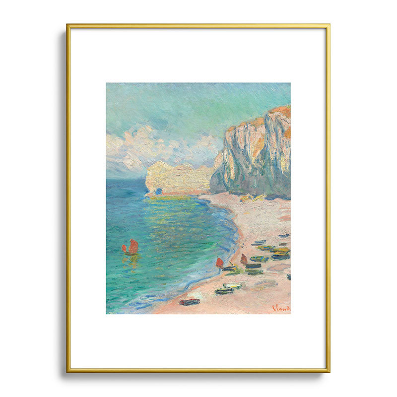 Claude Monet beach Framed Art Print Gallery Image 125