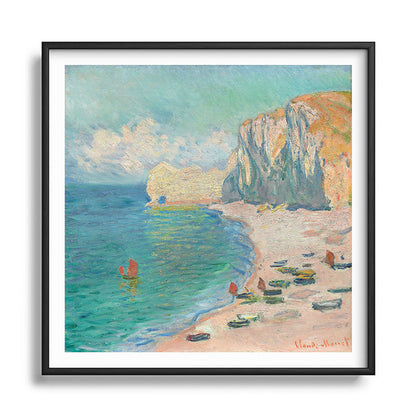 Claude Monet beach Framed Art Print Gallery Image 122